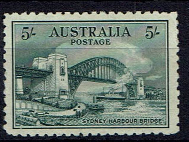 Image of Australia SG 143 LMM British Commonwealth Stamp